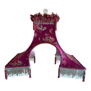 Early 21st Century Penny Long Couture Eiffel Tower Lamp Shade