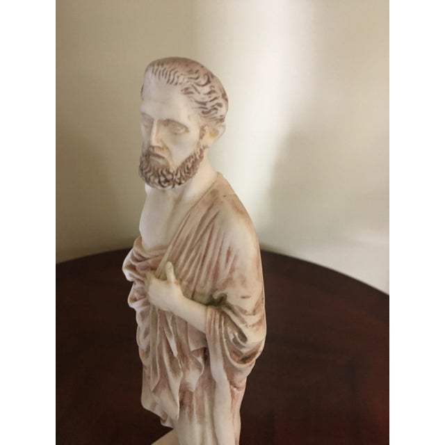 1960s Vintage Hippocrates Statue For Sale - Image 4 of 13
