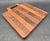 Mid 20th Century Danish Staved Teak Wood Charcuterie & Cheese Board For Sale In Miami - Image 6 of 11