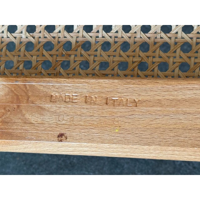 Vintage 1980s Italian Cesca Cane Armchairs - A Pair After Knoll MCM Marcel Breuer For Sale - Image 13 of 13