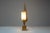 1950s Vintage Sail-Shaped Floor Lamp in Gilded Wood and Granite Glass from Maison Arlus, 1950s For Sale - Image 5 of 7