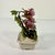 Bright Pink 1960s Vintage Chinoiserie Boho Chic Bonsai Tree Sculpture, Jade & Glass For Sale - Image 8 of 12