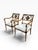 Neoclassical Italian-Made Georgian Neoclassical Style Armchairs, Adam Style, Imported 2000s - Set of 2 For Sale - Image 3 of 14
