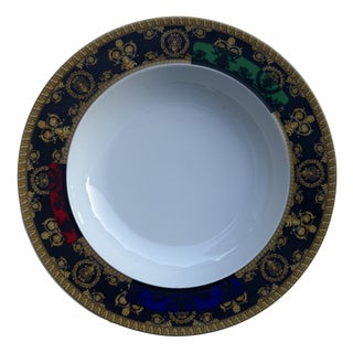 I Love Baroque and Roll Rim Soup Plates by Versace for Rosenthal, 2000s, Set of 6 For Sale