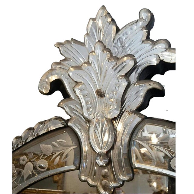 19th Century 19th Century Venetian Style Napolean III Mirror For Sale - Image 5 of 6