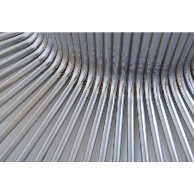 Metal Italian Dining Table in Chromed Metal and Glass by Gastone Rinaldi, 1970s For Sale - Image 7 of 16