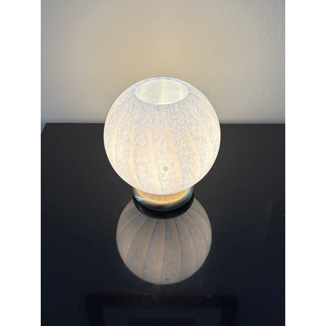 Blue Vintage Murano Glass Blue Tulipano 20 Table Lamp by La Murrina, 1990s For Sale - Image 8 of 16