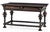 Buffet Table Portuguese, 19th century, made of twisted and trembling mahogany wood. Rectangular top, framed by a trembling...