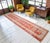 1950s Oushak Runner Rug Turkish Hand Knotted Distressed Hallway Long Runner- 2'10" X 14'1" For Sale - Image 5 of 15