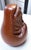 Vintage Japanese Yawning Daruma Bodhidharma 4" Hand Carved Wood Akubi Figure For Sale - Image 6 of 7