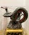Mid 20th Century Unusual Chinese Cast Bronze Sculptural Dragon Accent Tables, a Pair For Sale - Image 16 of 18
