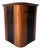 Vintage Postmodern Art Deco-Style Mahogany & Black Lacquer Pedestal Dining Table Base by Henredon For Sale