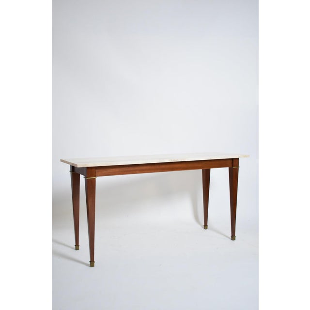 1960s Neoclassical Mahogany Console Table, 1960s For Sale - Image 5 of 5