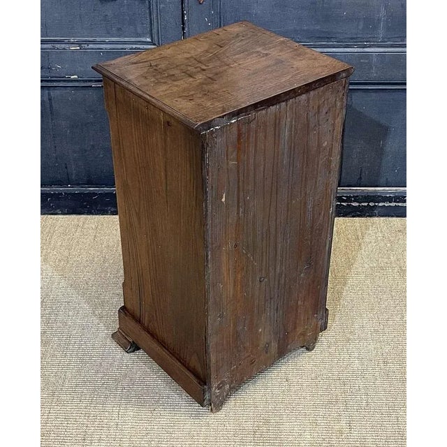 Early 20th Century Chestnut Nightstand Bed For Sale - Image 5 of 10