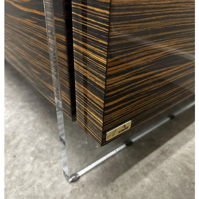 Sideboard in Chrome and Acrylic by Armobil For Sale - Image 11 of 16