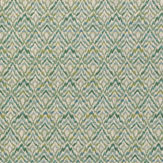 Contemporary Sample - Schumacher Halcyon Fabric in Meadow For Sale - Image 3 of 3