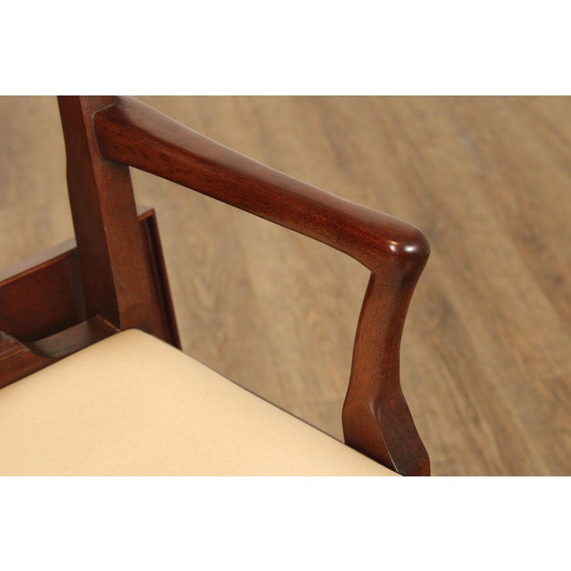 1990s Madison Square Chippendale Style Mahogany Child's High Chair For Sale - Image 5 of 12