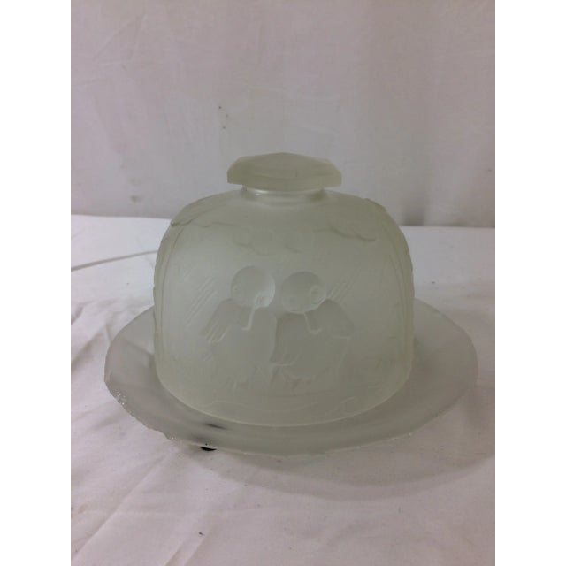 French Art Deco Cheese Dish in the Style of Lilaque For Sale - Image 9 of 9