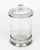 Vintage French Glass Apothecary Jar or Canister, Circa 1950s For Sale - Image 4 of 11