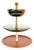 Italian Ceramic and Wood Fruit Bowl, 1960s For Sale