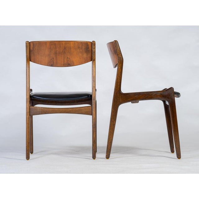 Mid-Century Modern Danish Rosewood Dining Chairs from Slagelse Møbelfabrik, 1960s, Set of 6 For Sale - Image 3 of 7