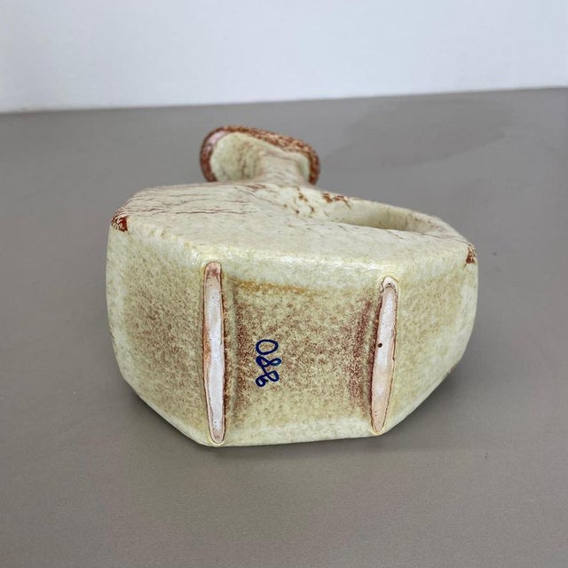 Ceramic Studio Pottery Vase attributed to Bertoncello Schiavon Ceramics, Italy, 1970s For Sale - Image 17 of 18