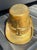 Contemporary Brass Hat Match Holder and Striker For Sale - Image 3 of 9