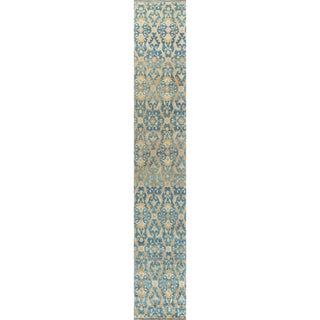 Doris Leslie Blau Antique Meshad Light Beige Runner - c. 1920 Mashad (Fragment) For Sale