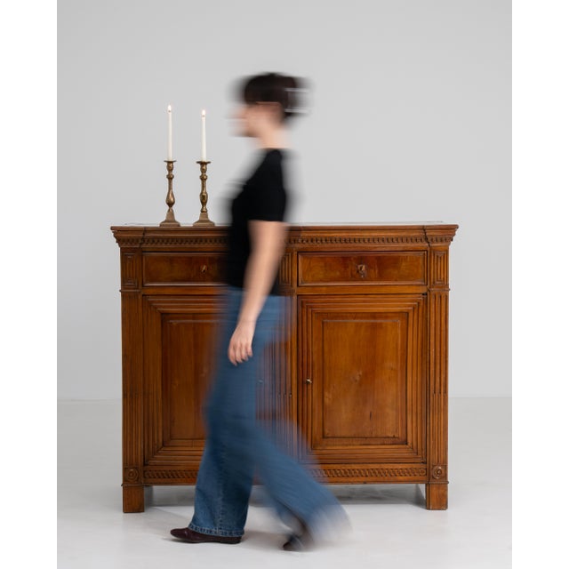 19th Century Oak Louis XVI Buffet For Sale - Image 17 of 18