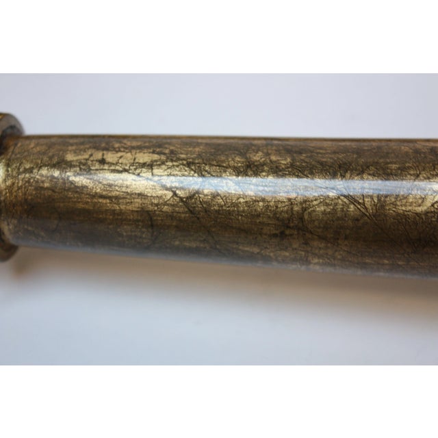 1970s Enrique Garcel Lacquer, Resin and Brass Candlesticks - A Pair For Sale - Image 5 of 11