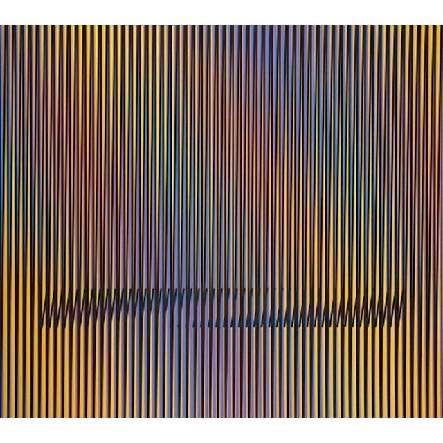 Carlos Cruz-Diez Caura 6 Original lithograph signed numbered in pencil on the back on 75 - Caura 6 60 x 70 Edited in 2015...