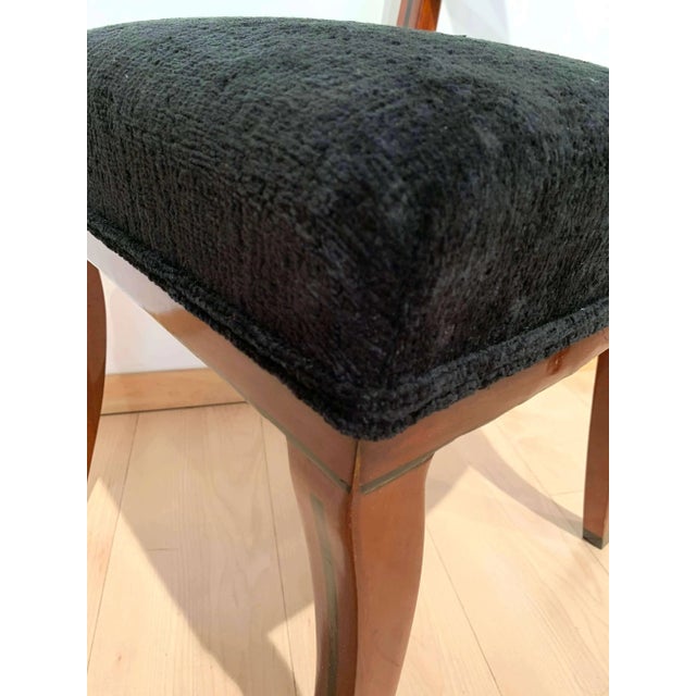 Neoclassical Solid Mahogany Side Chair, 1820s For Sale - Image 10 of 15