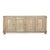 Antique Rustic European Stripped Oak Buffet ~ Credenza For Sale