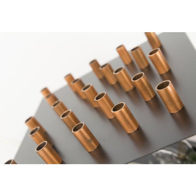 Metal and Copper Clair-Obscur Wall Lamp from Raak, 1960s For Sale - Image 4 of 6