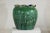 Antique Annamese Green-Glazed Planter with Scalloped Rim and Phoenix Motif For Sale In New York - Image 6 of 12