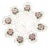 Vintage Hand Crocheted Floral Doily For Sale