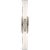 Utopia 32" Double Bath Sconce in Polished Nickel with White Glass Designer: Kelly Wearstler Height: 32" Extension: 5"...
