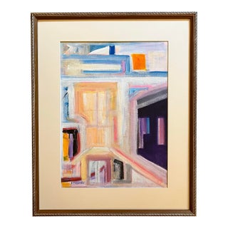 Abstract Expressionist Painting the Window For Sale