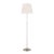 Suzanne Kasler by Visual Comfort Signature Wyatt 52" Floor Lamp in Polished Nickel with Linen Shade For Sale