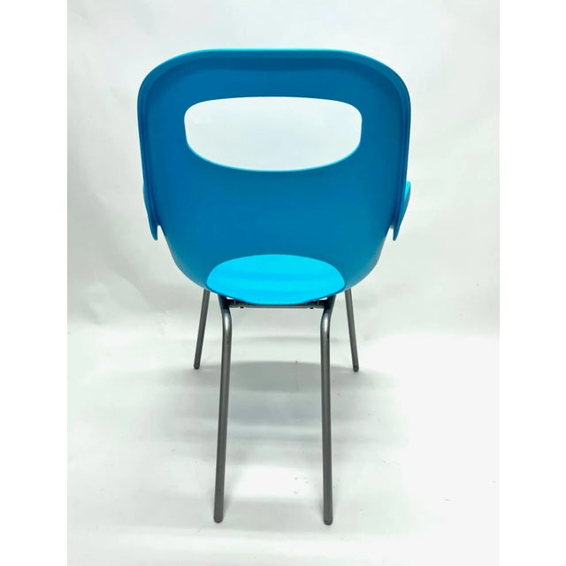 Postmodern Y2k Karim Rashid Turquoise Oh Chairs - a Pair For Sale - Image 3 of 8