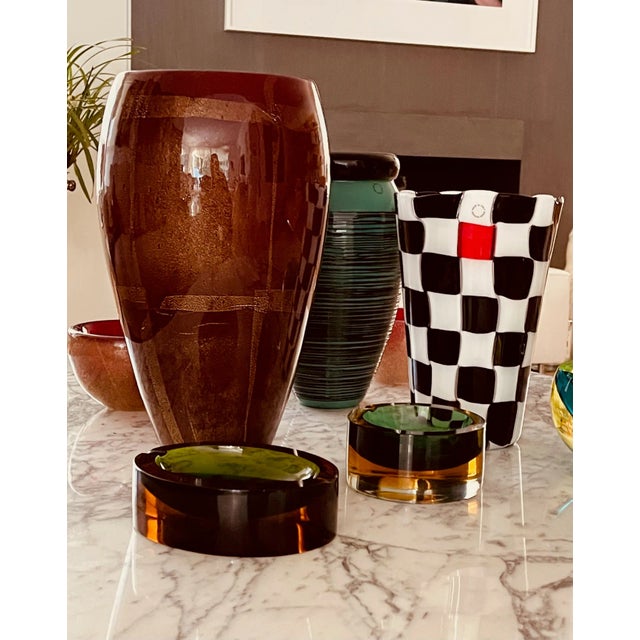 Carlo Scarpa Venini 2001 Limited Edition 28/80 Sommerso Large Vase For Sale - Image 11 of 13