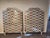 Two Custom Upholstered Headboards 62" h Twin size 43" width Manufactured by The MT Company Upholstered in Kravet Fabric by...