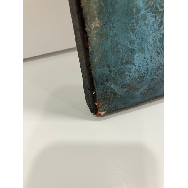 1980s 1980s Cubist Nude Painting in the Style of Modigliani For Sale - Image 5 of 9