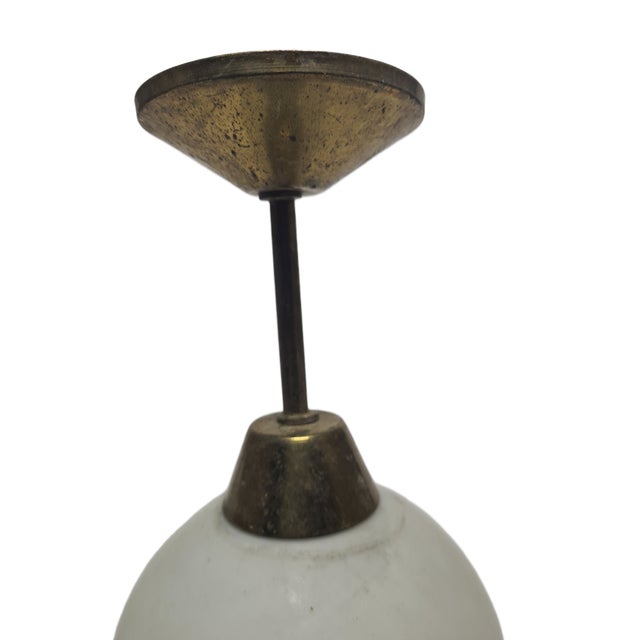 Art Deco Pendant Lamp, Poland, 1950s For Sale - Image 4 of 9