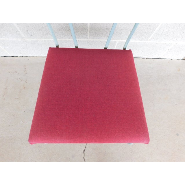 Vintage Woodard Style Wrought Iron Outdoor Dining Set For Sale - Image 10 of 18