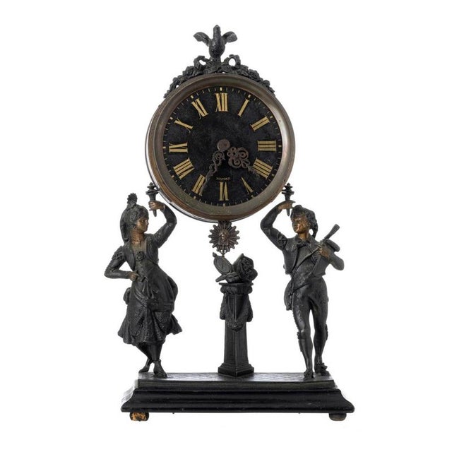 Table Clock 19th Century For Sale - Image 6 of 6