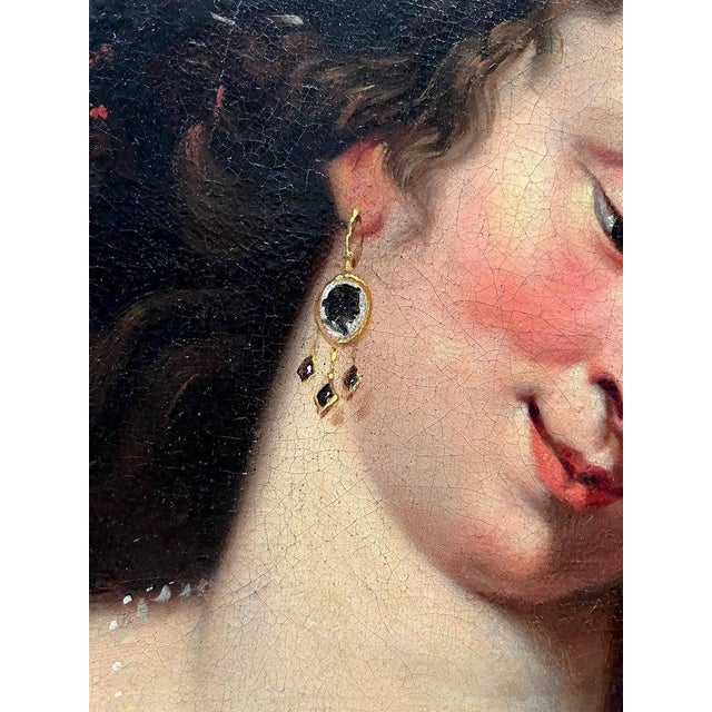 Abraham Janssens, Portrait of Woman, Oil on Canvas, Early 17th Century, Framed For Sale - Image 5 of 12