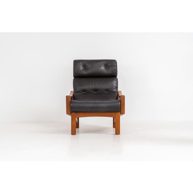 Leather Easy Chair from Glostrup For Sale - Image 4 of 15