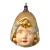Antique Dutch Girl Christmas Ornament For Sale