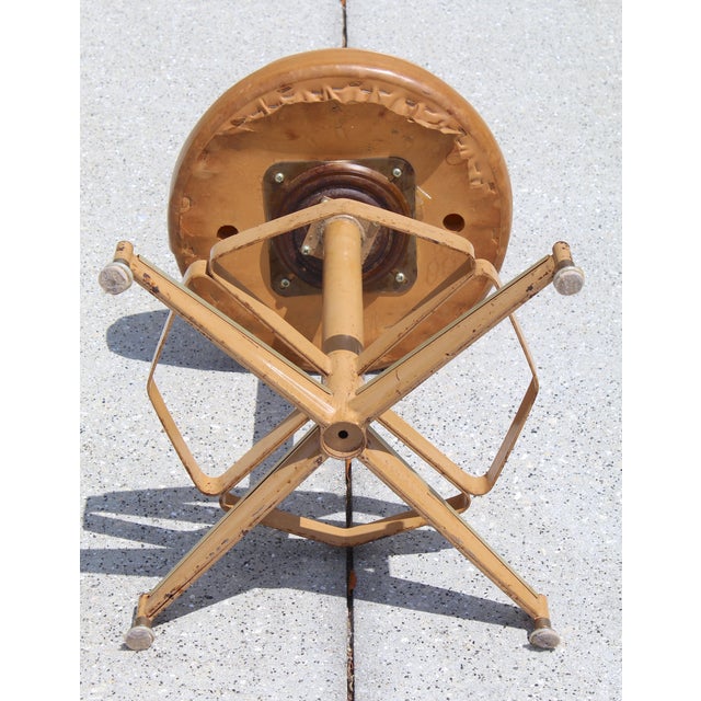 Vintage Swivel Stool, Industrial Medical / Drafting Classic (C. 1970s) For Sale - Image 10 of 16